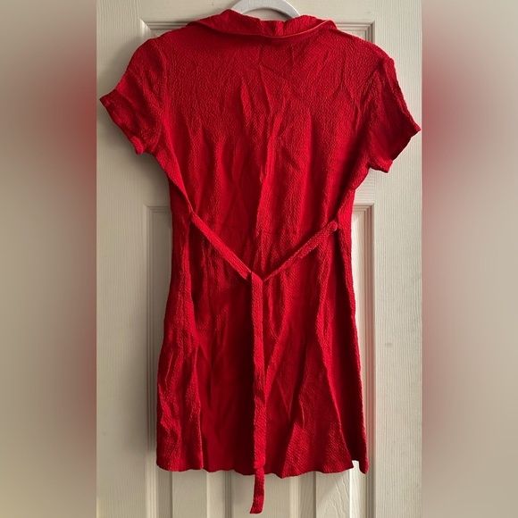 Red Mini Dress - Picture 4 of 4